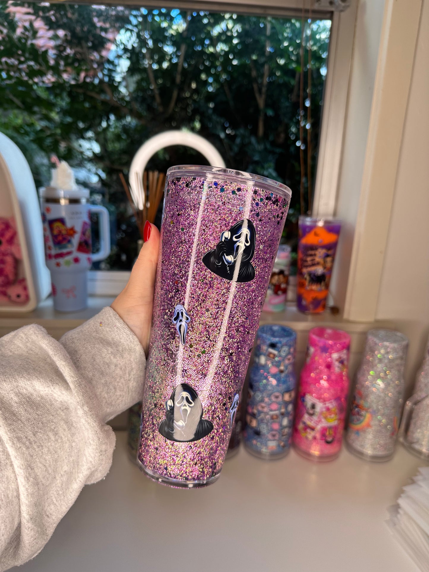 Ghost Face 24oz Snowglobe