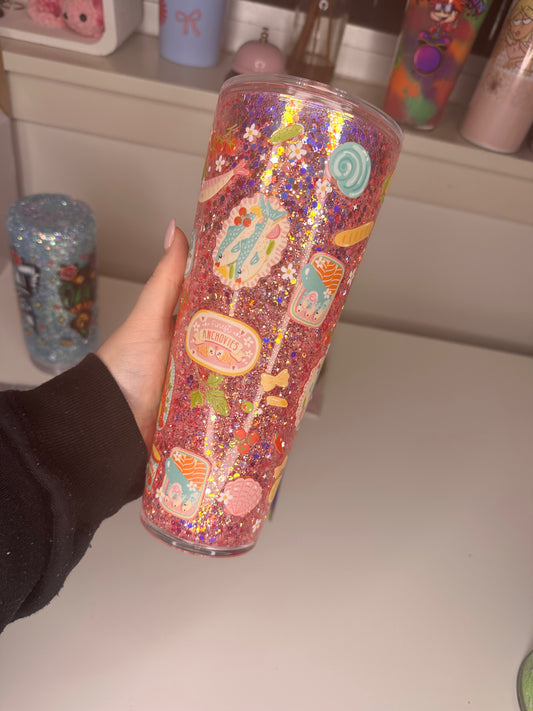 24oz Euro Summer Vibes Snowglobe