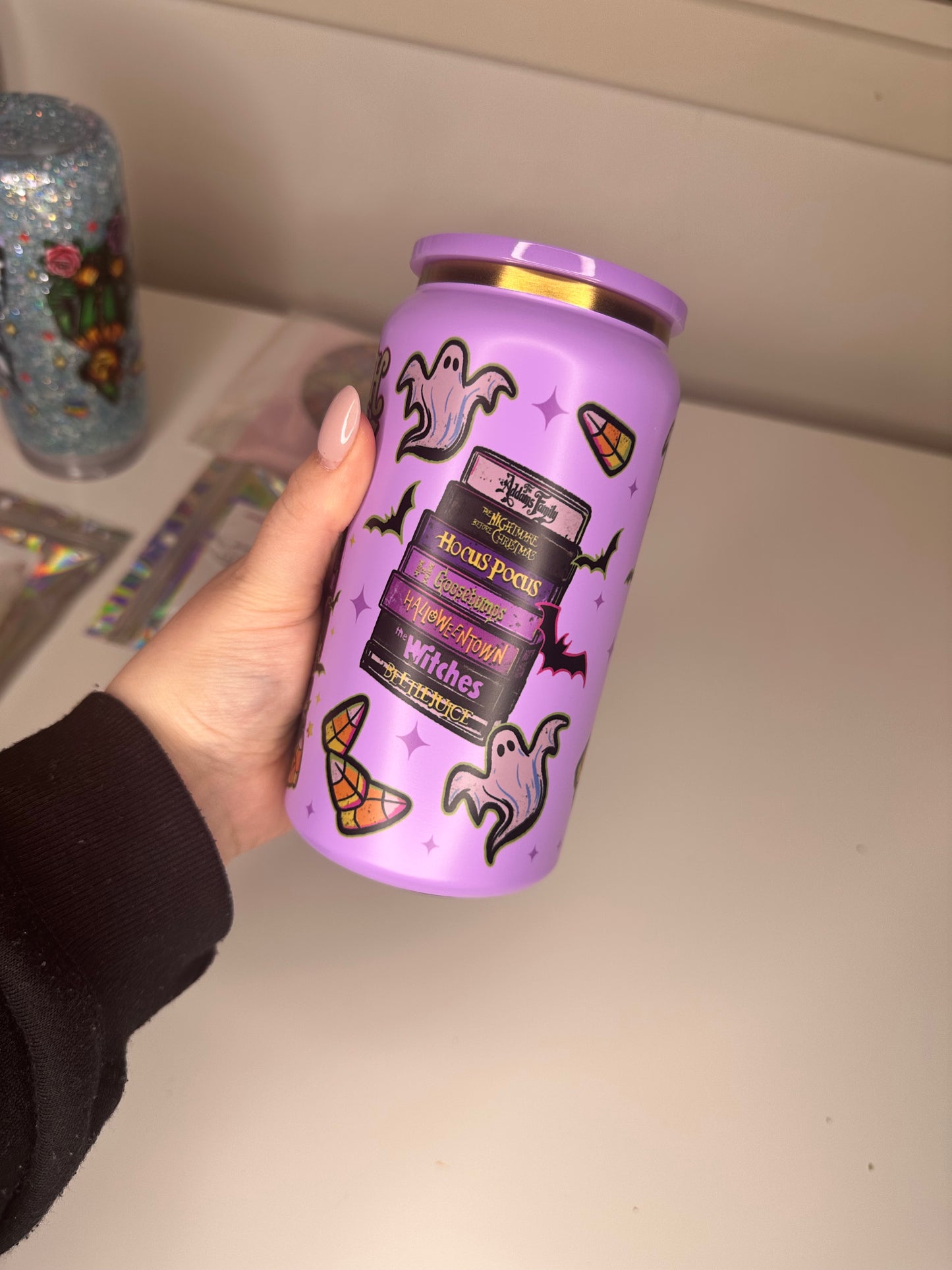 16oz Casper Spooky Movies Stainless Steel