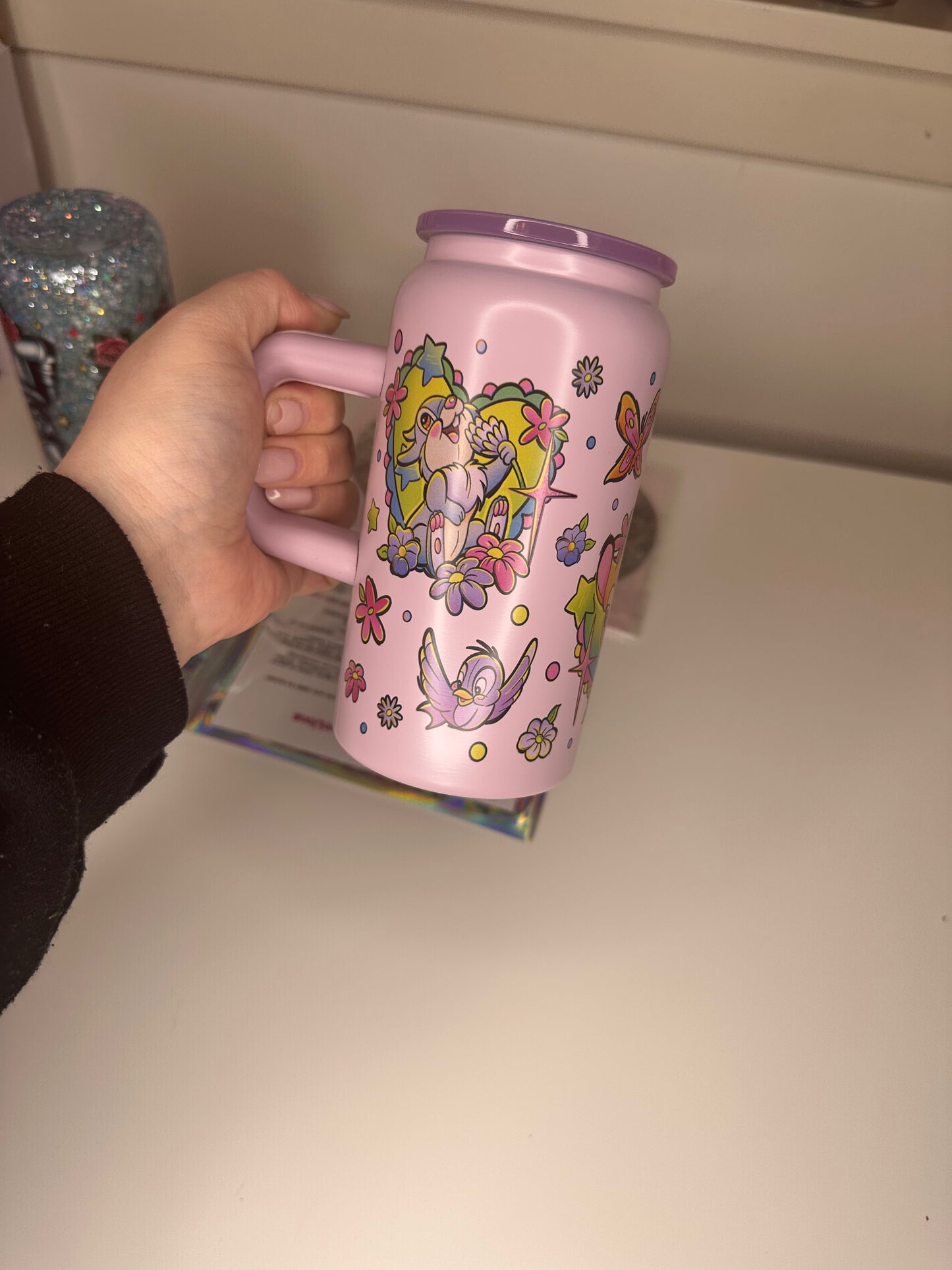 Various 16oz Coloured Handle Sublimation Cups