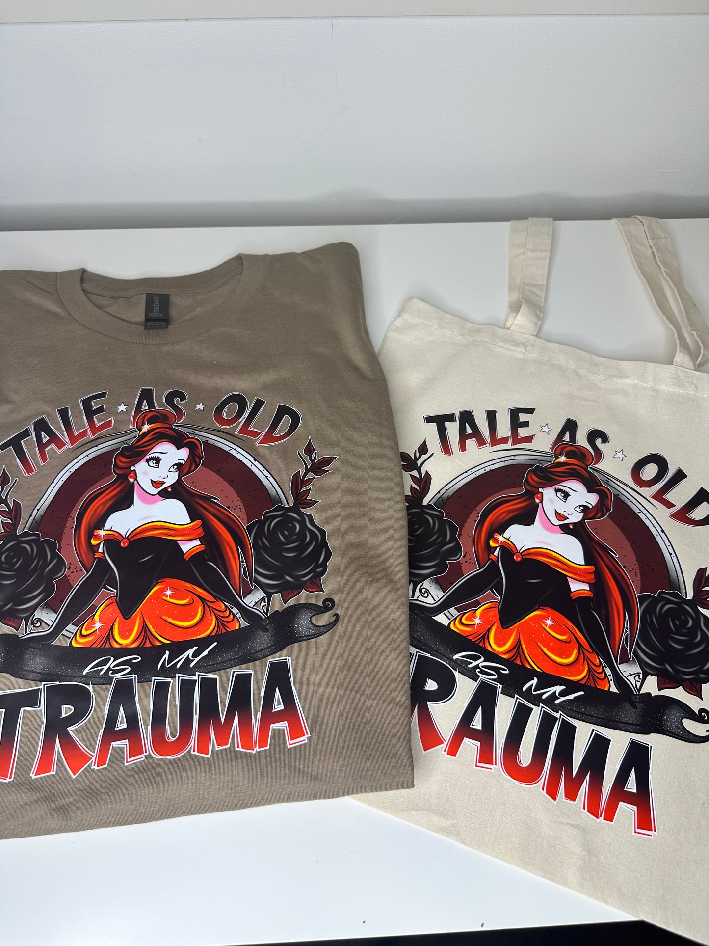 Shirt & Tote Combo Tale As Old As My Trauma