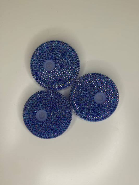 Dark Blue Bling Lid