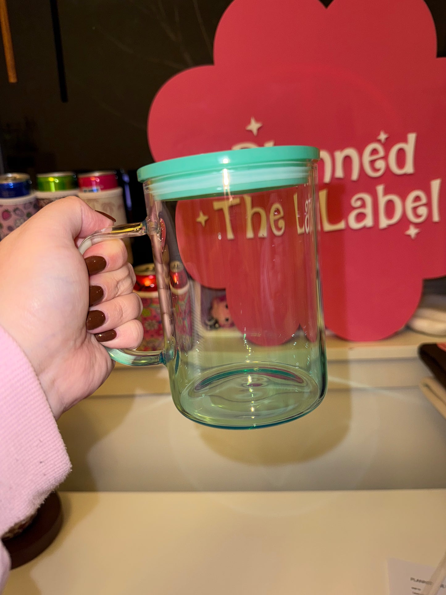 17oz Glass Ombre Jelly Mug