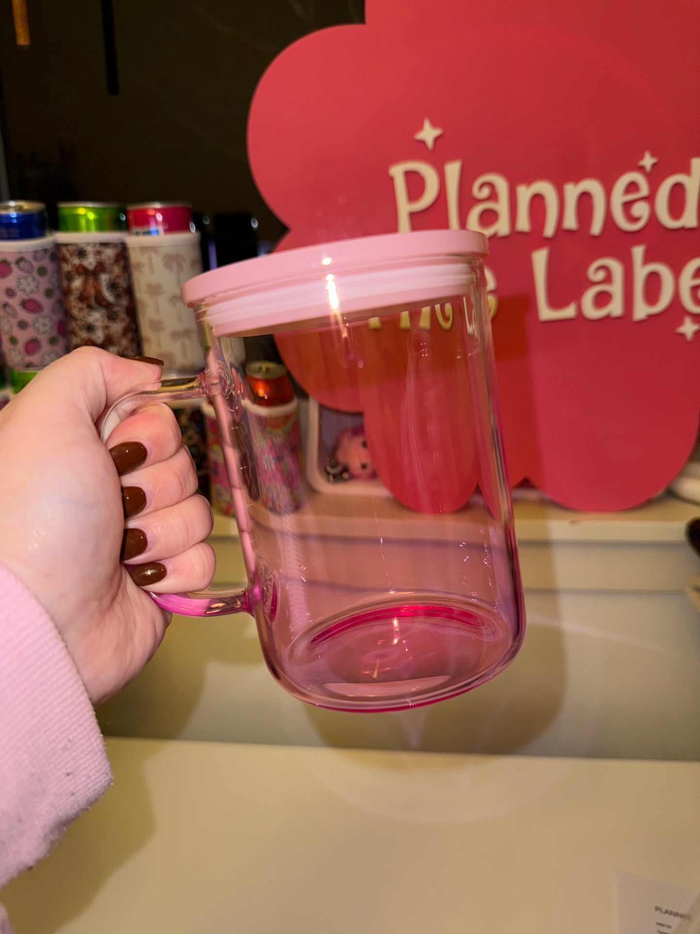 17oz Glass Ombre Jelly Mug
