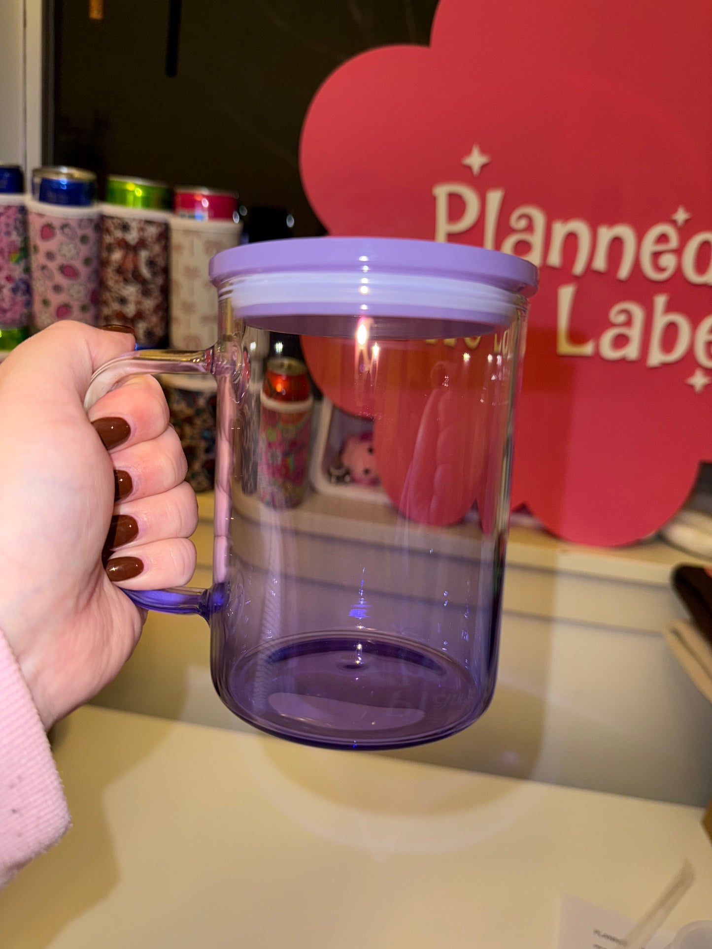 17oz Glass Ombre Jelly Mug