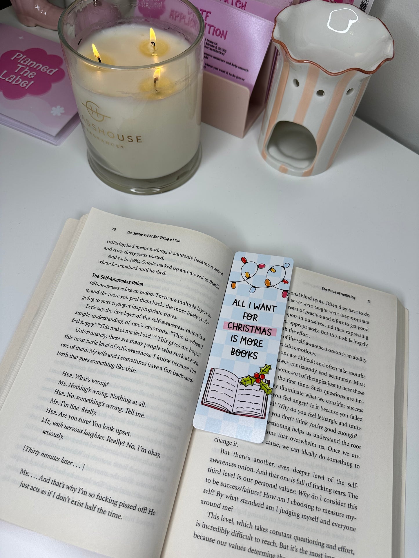 All I Want For Christmas Bookmark