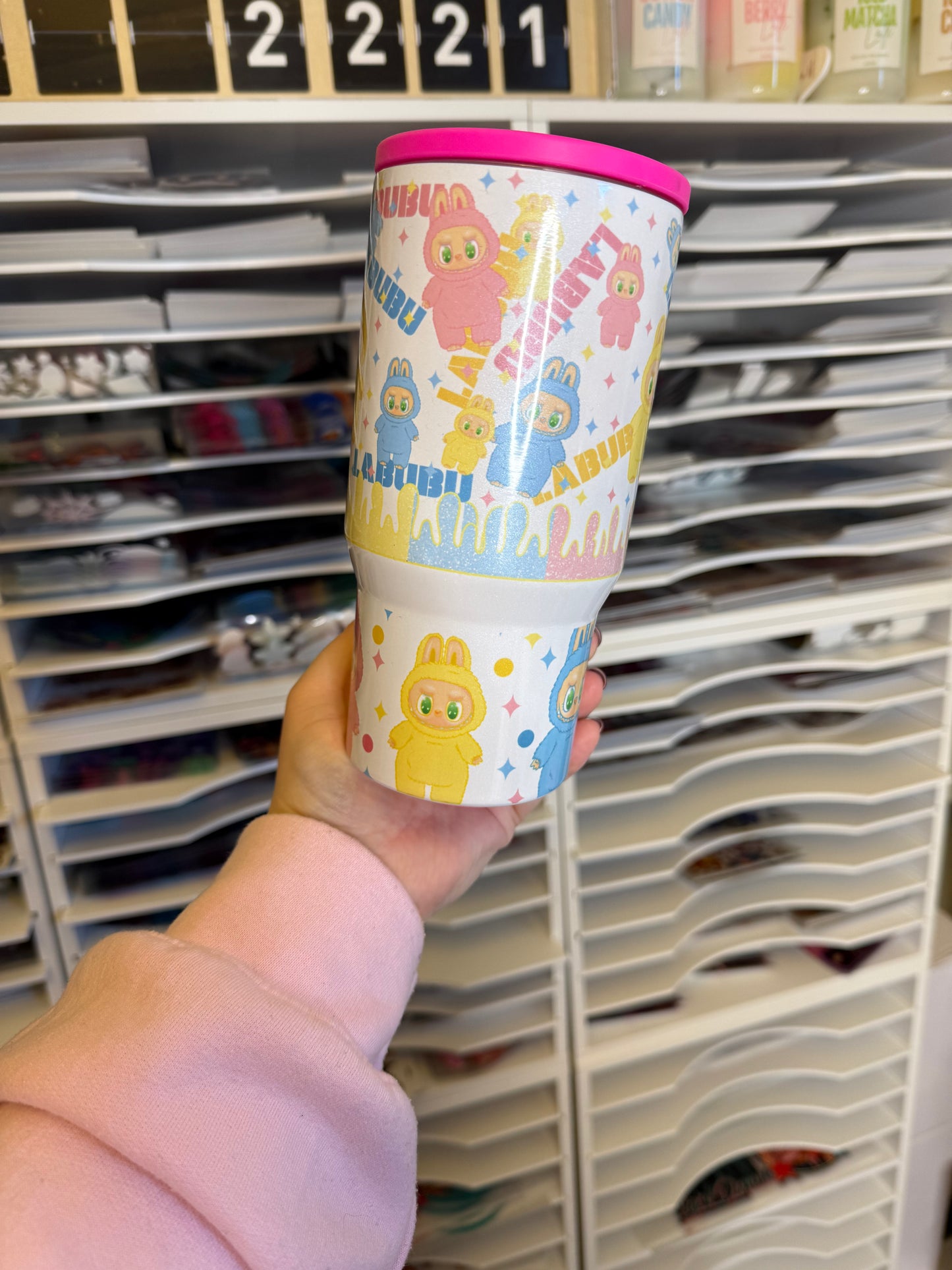 20oz Spill Proof Shimmer Tumbler