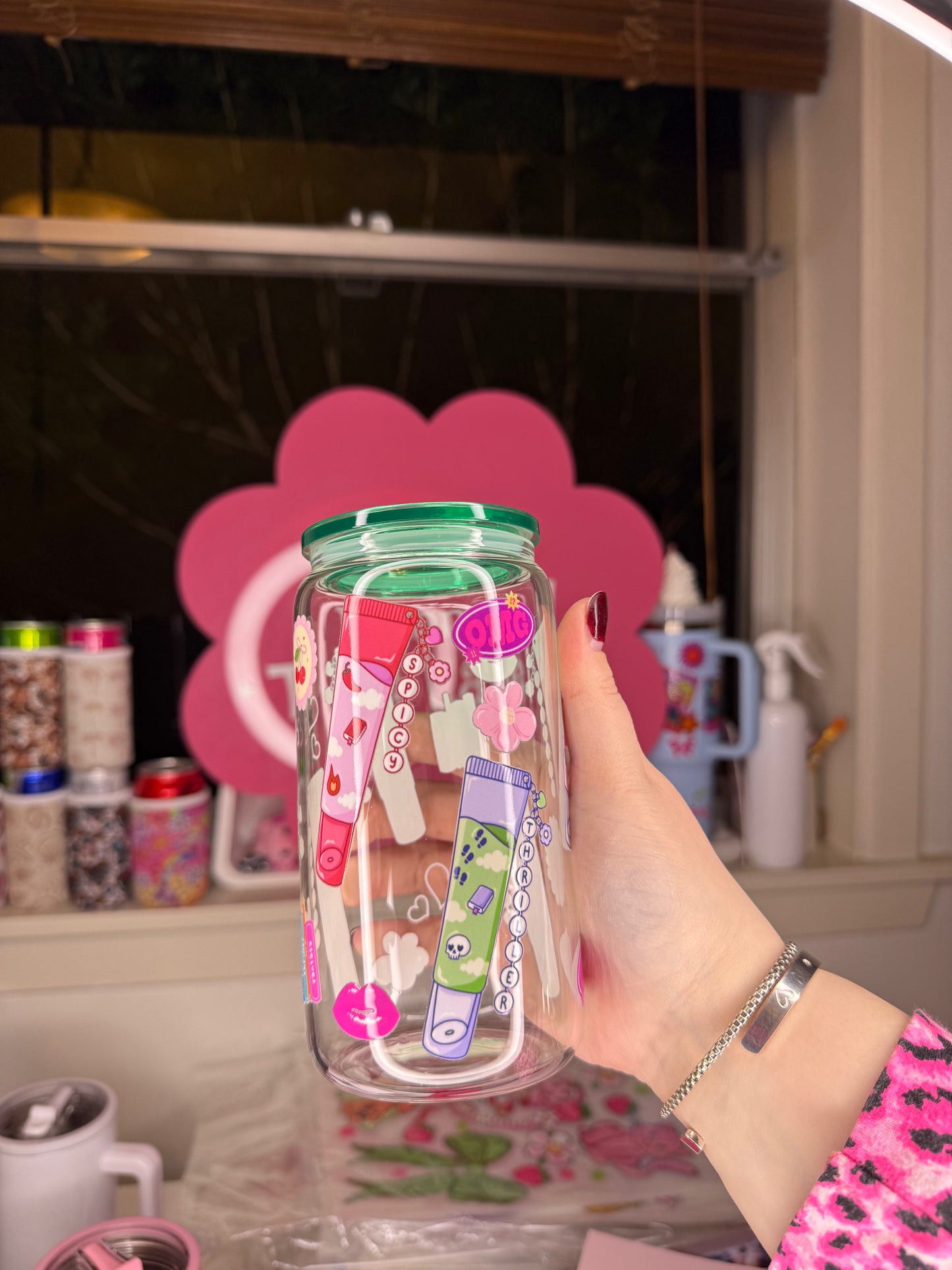 Bookish Lipgloss Glass Cup