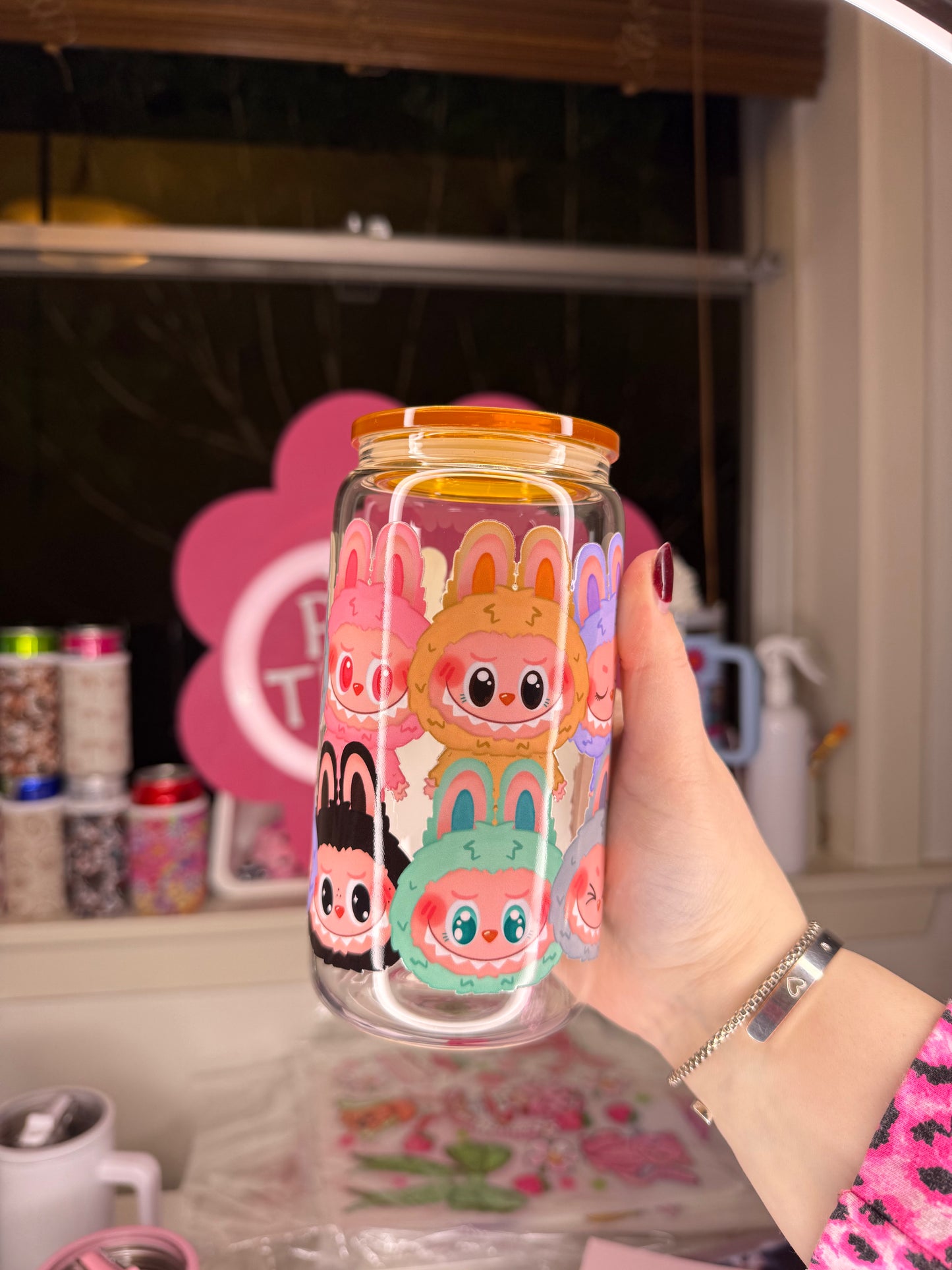 Labubu Glass Cup