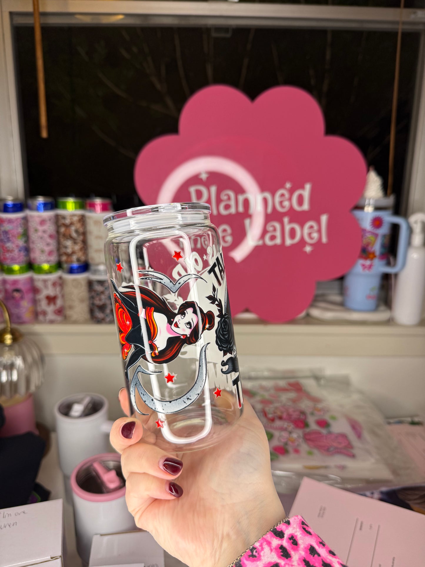 Tale As Old As My Trauma Glass Cup