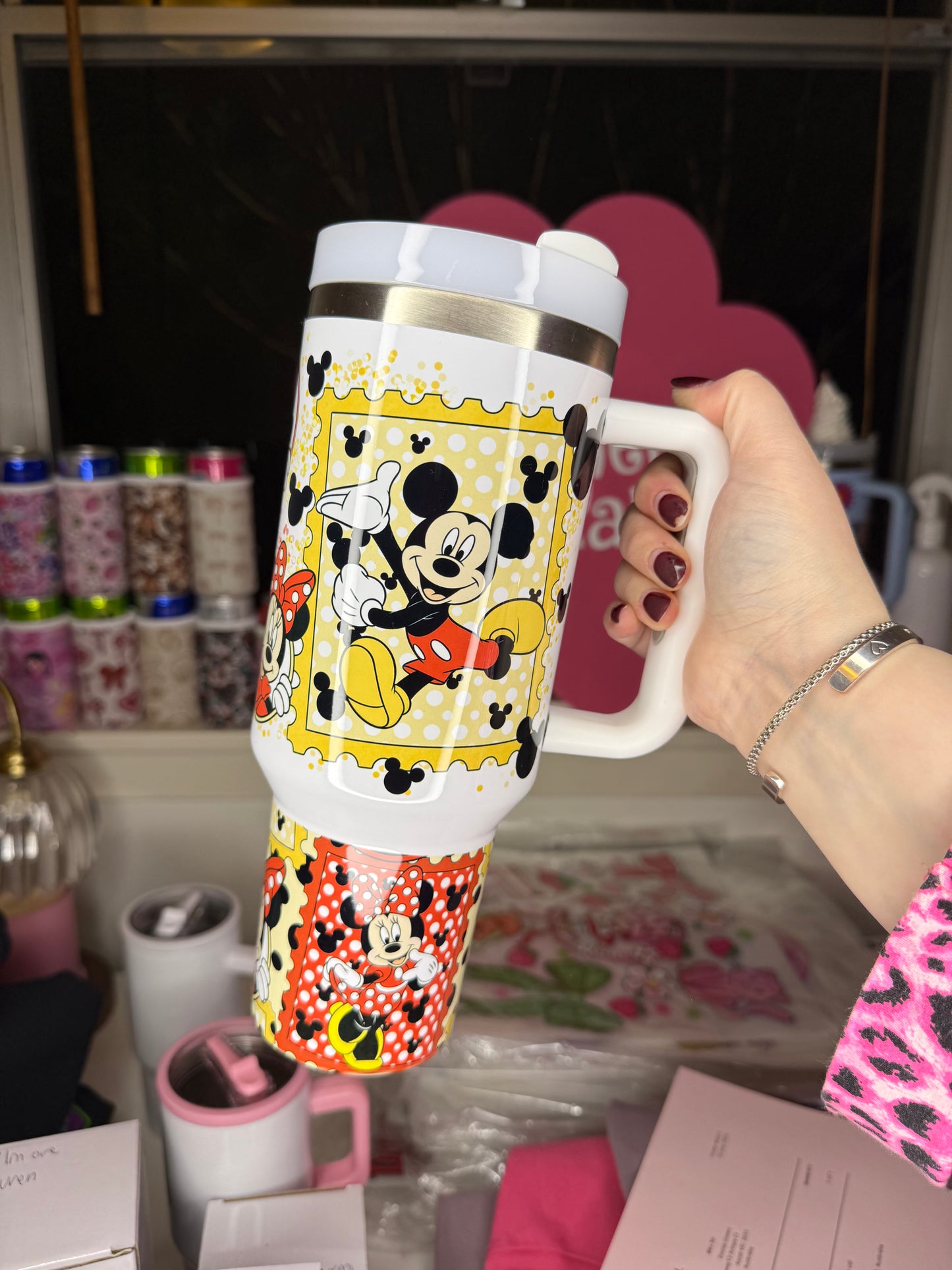 Stamp Mousey 40oz Tumbler