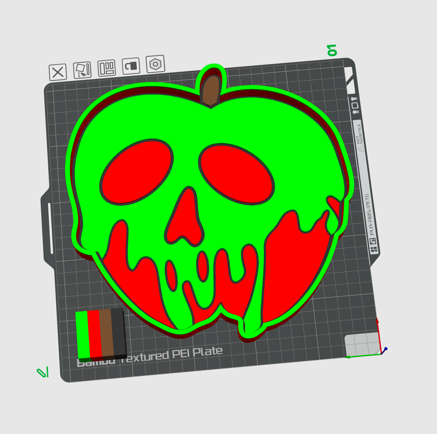 Poison Apple Trinket Trays 3D Printing STL File