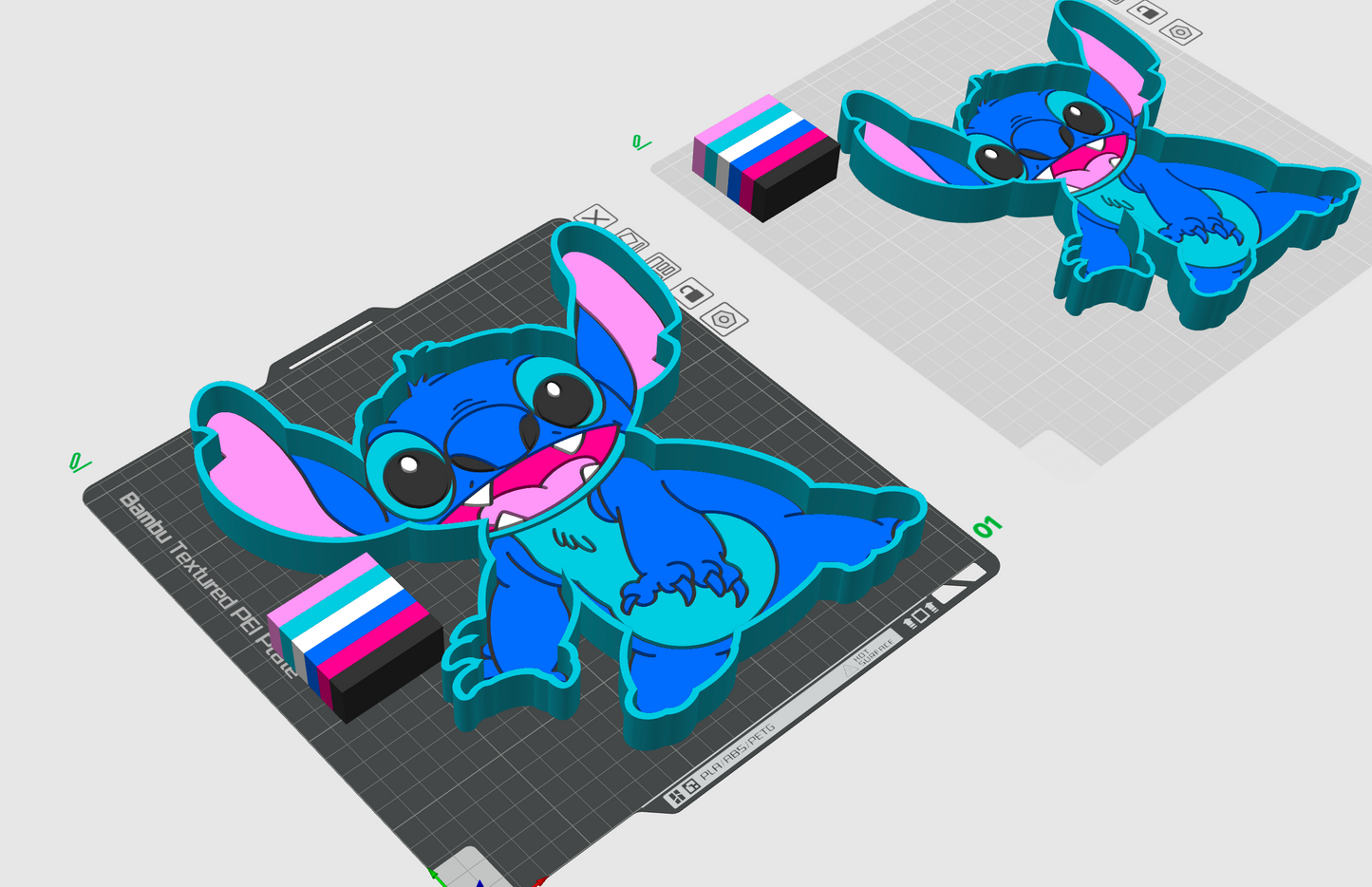 Blue Animal Trinket Trays 3D Printing STL File