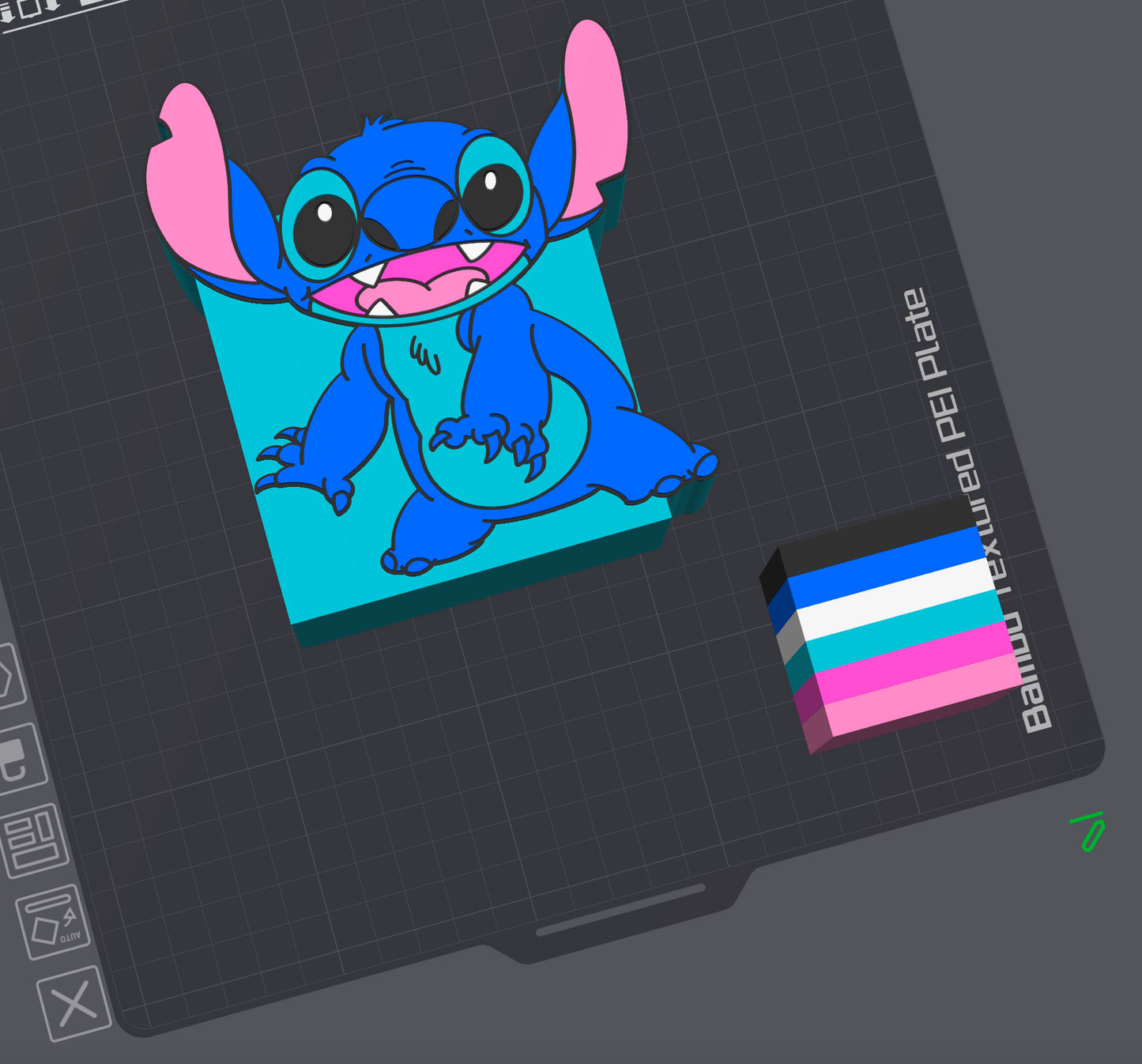 Blue Alien Pen Holder 3D Printing STL File