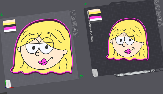 Liz Girl Trinket Trays 3D Printing STL File