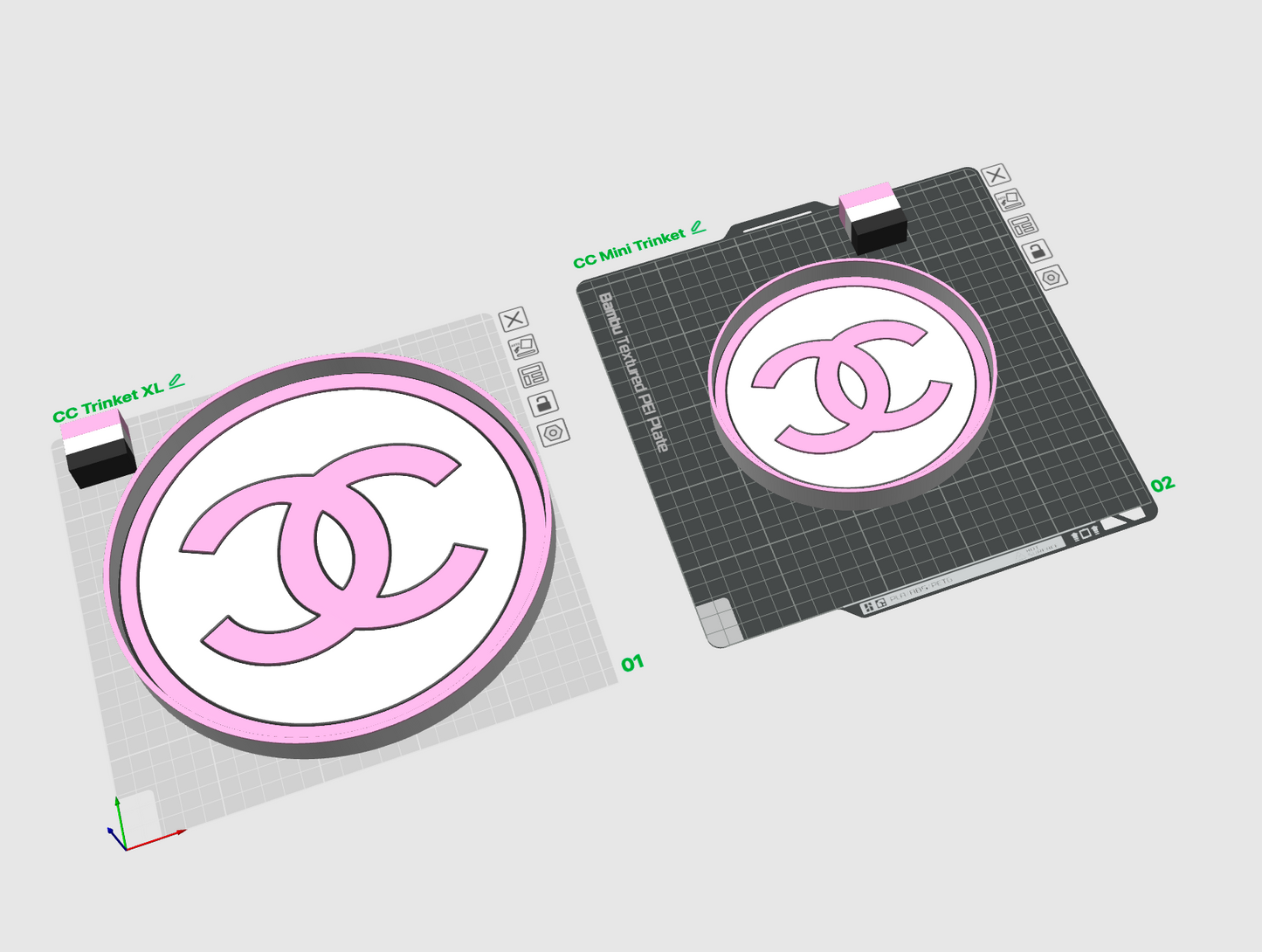 CC Trinket Tays 3D Printing STL File