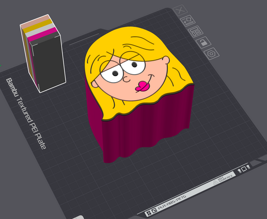 Liz Head Pen Holder 3D Printing STL File