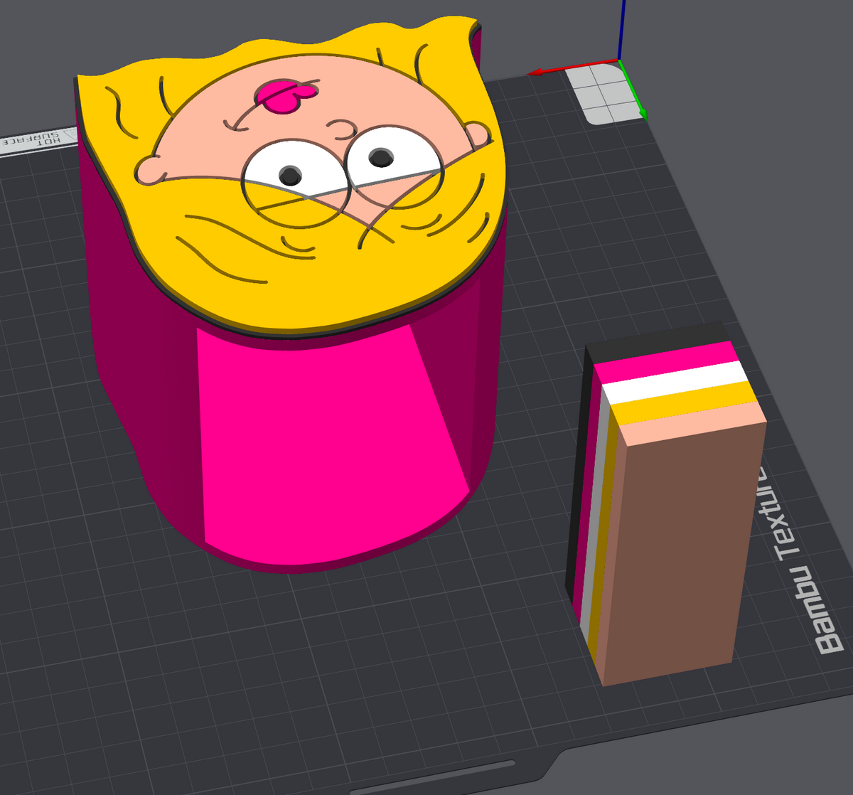 Liz Head Pen Holder 3D Printing STL File