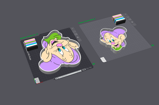 Dopey Trinket Trays 3D Printing STL File