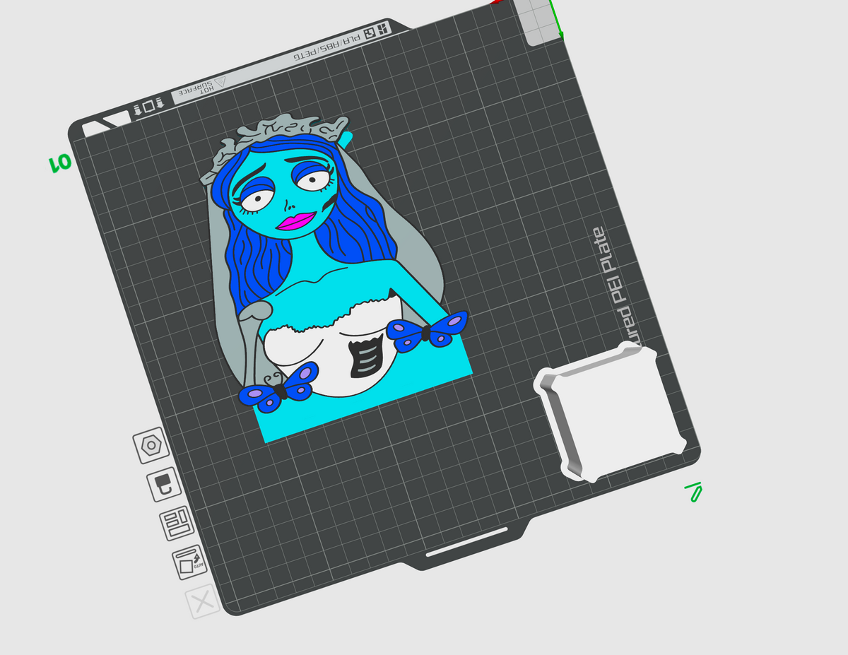Corpse Emily Pen Holder 3D Printing STL File