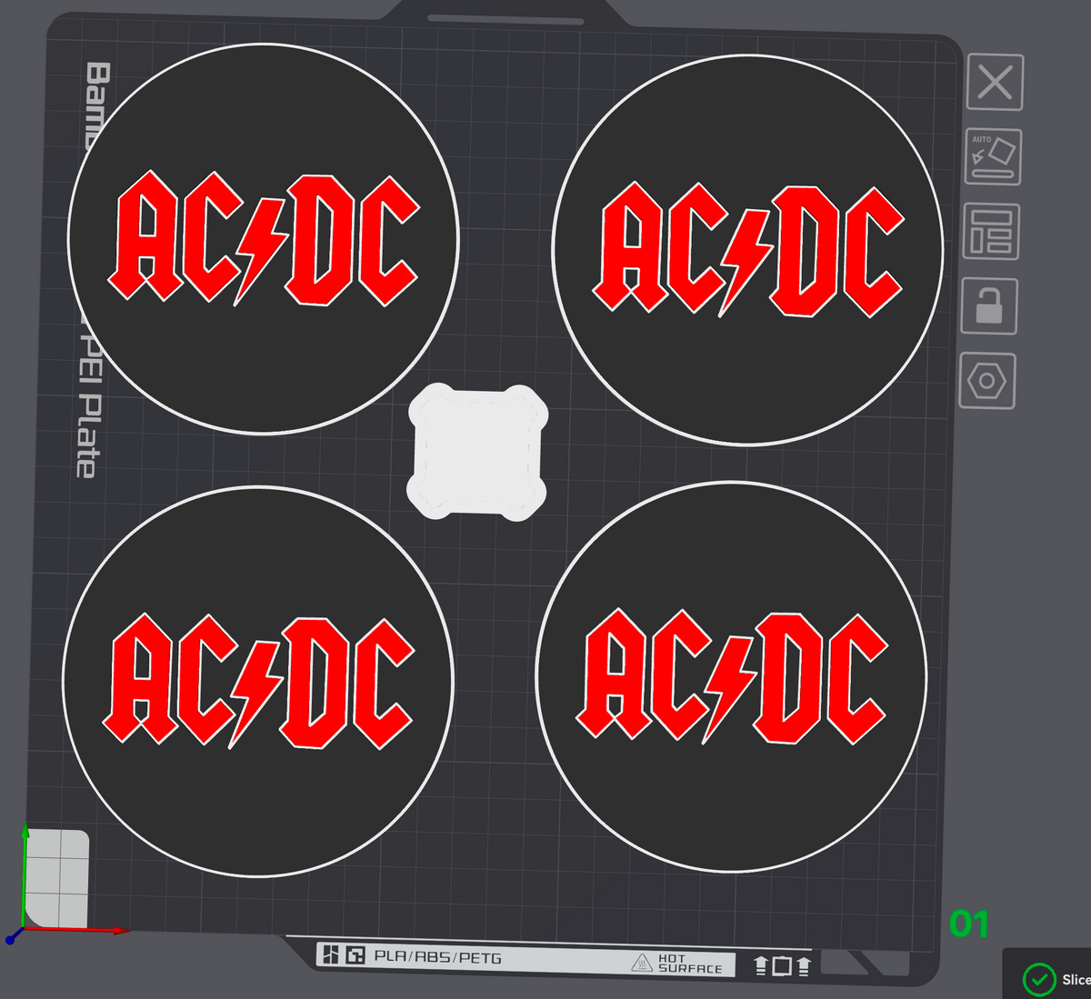 Acca Coasters 3D Printing STL File