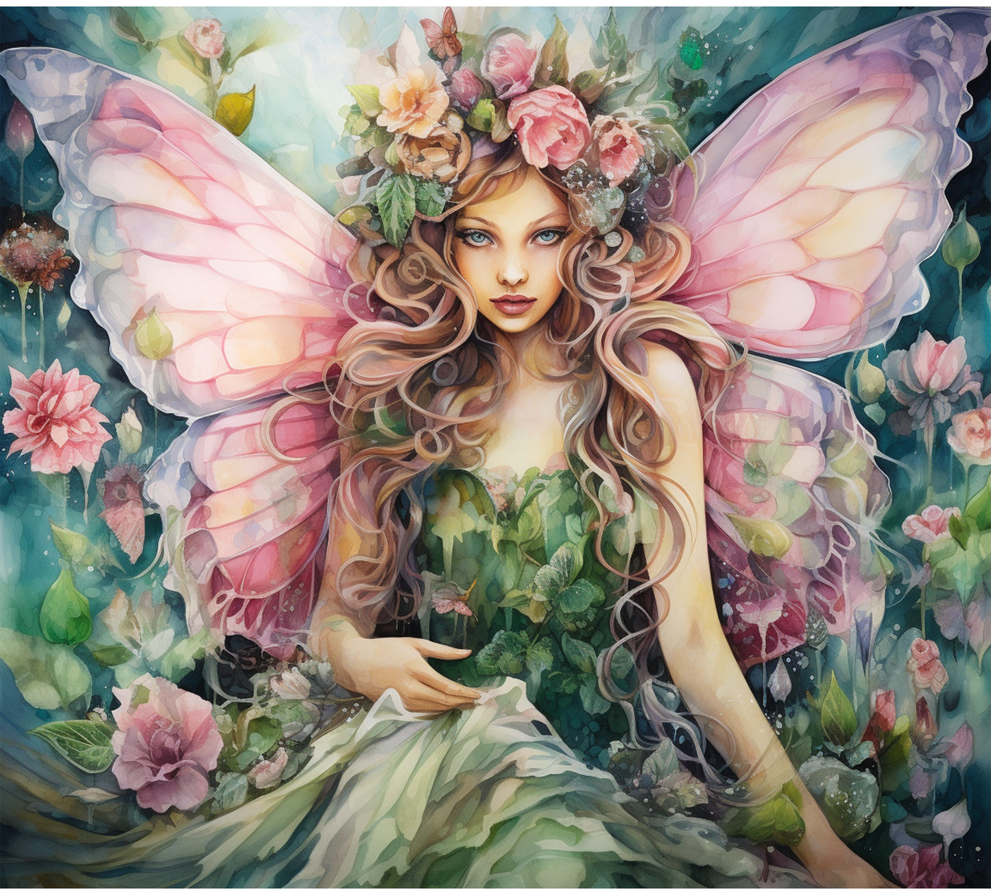 Diamond Painting Green Fairy